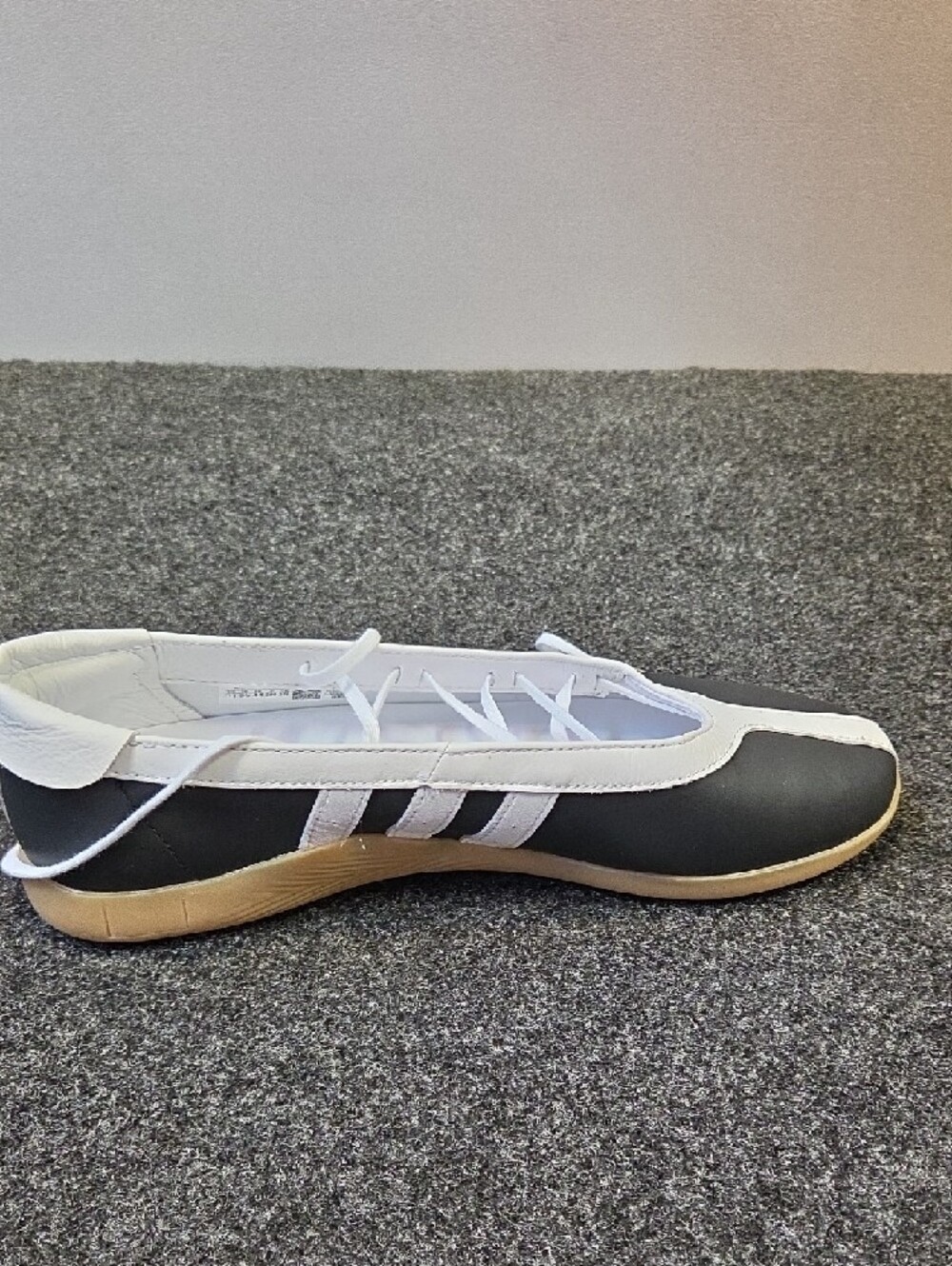 adidas Women’s Black and White Vintage-Inspired Lace-Up Sneakers - Picture 10 of 10